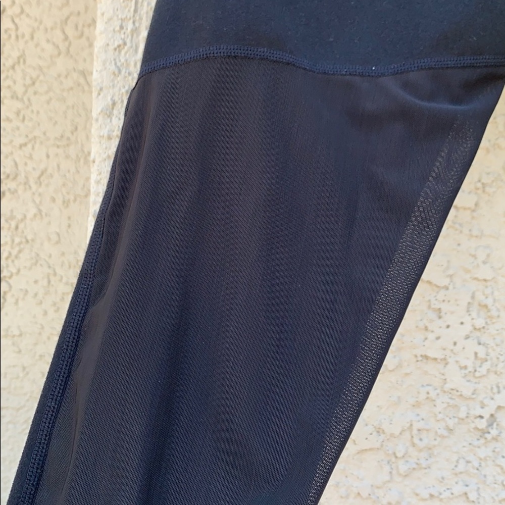 Fabletics Black Leggings With Mesh Back Panels - image 6